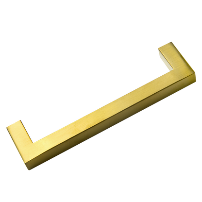 15x Brushed Brass Drawer Pulls Kitchen Cabinet Handles - Gold Finish 128mm V63-835831