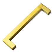 15x Brushed Brass Drawer Pulls Kitchen Cabinet Handles - Gold Finish 128mm V63-835831