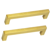 15x Brushed Brass Drawer Pulls Kitchen Cabinet Handles - Gold Finish 128mm V63-835831