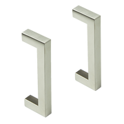 Brushed Nickel Stainless Steel Kitchen Cabinet Square Drawer Pull Door Handles 15-Pack V63-835851
