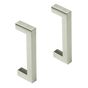 Brushed Nickel Stainless Steel Kitchen Cabinet Square Drawer Pull Door Handles 15-Pack V63-835851
