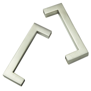 Brushed Nickel Stainless Steel Kitchen Cabinet Square Drawer Pull Door Handles 15-Pack V63-835851