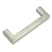 Brushed Nickel Stainless Steel Kitchen Cabinet Square Drawer Pull Door Handles 15-Pack V63-835851