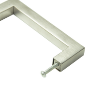 Brushed Nickel Stainless Steel Kitchen Cabinet Square Drawer Pull Door Handles 15-Pack V63-835851