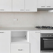 Brushed Nickel Stainless Steel Kitchen Cabinet Square Drawer Pull Door Handles 15-Pack V63-835851