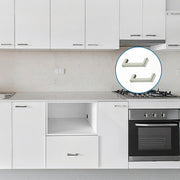 Brushed Nickel Stainless Steel Kitchen Cabinet Square Drawer Pull Door Handles 15-Pack V63-835851