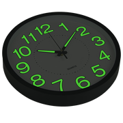 305mm Luminous Wall Clock Glow In The Dark Silent Quartz Indoor Home Modern Clock V63-835871