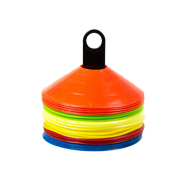 60 Pack Sports Training Discs Markers Cones Soccer AFL Exercise Personal Fitness V63-835911