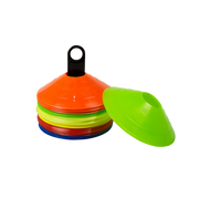 60 Pack Sports Training Discs Markers Cones Soccer AFL Exercise Personal Fitness V63-835911