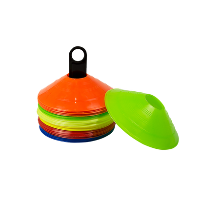 60 Pack Sports Training Discs Markers Cones Soccer AFL Exercise Personal Fitness V63-835911