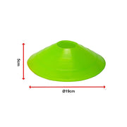 60 Pack Sports Training Discs Markers Cones Soccer AFL Exercise Personal Fitness V63-835911