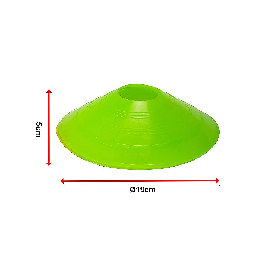 60 Pack Sports Training Discs Markers Cones Soccer AFL Exercise Personal Fitness V63-835911