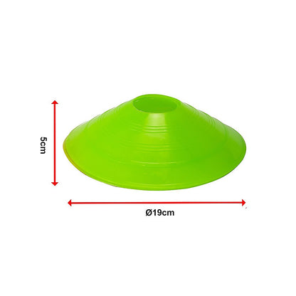 60 Pack Sports Training Discs Markers Cones Soccer AFL Exercise Personal Fitness V63-835911