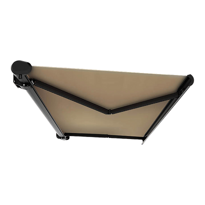 5.5m x 3.0m Retractable Folding Arm Awning Heavy Duty Full Cassette Motorised V63-835931