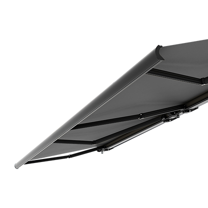 5.5m x 3.0m Retractable Folding Arm Awning Heavy Duty Full Cassette Motorised V63-835941