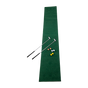 Golf Beer Pong Game Toy Set Green Golf Putting Matt with 2 Putters, 6 Balls V63-835971