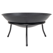 Iron Fire Bowl Traditional Log Fire Pit Outdoor Heating Camp Site Barbecue V63-835991