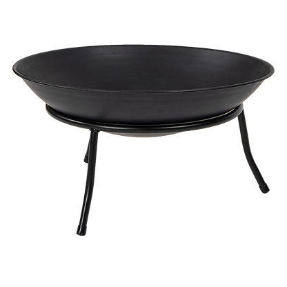 Iron Fire Bowl Traditional Log Fire Pit Outdoor Heating Camp Site Barbecue V63-835991