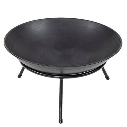 Iron Fire Bowl Traditional Log Fire Pit Outdoor Heating Camp Site Barbecue V63-835991