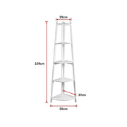 Corner Ladder Shelf Bookcase Display Storage Unit V63-836021