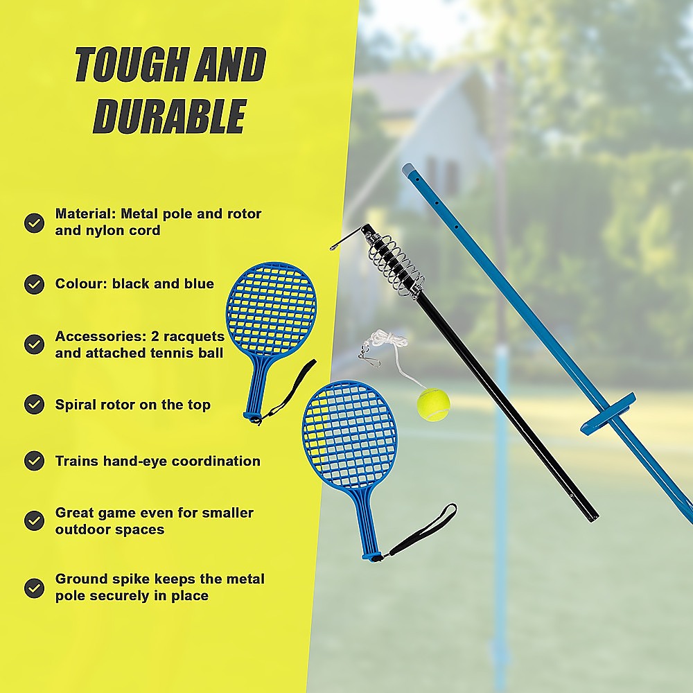 Swing Ball Tennis Tether Game Outdoor Garden Summer V63-836051