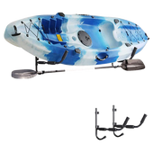 Kayak Canoe Wall-Mounted Rack Storage Brackets Swivel Sports Design