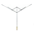 4 Arm Rotary Airer Outdoor Washing Line Clothes Dryer 50m Length V63-836191