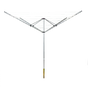 4 Arm Rotary Airer Outdoor Washing Line Clothes Dryer 50m Length V63-836191