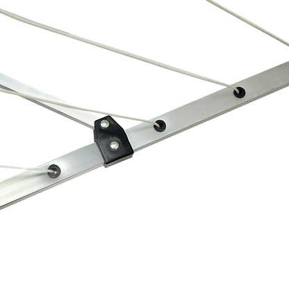 4 Arm Rotary Airer Outdoor Washing Line Clothes Dryer 50m Length V63-836191
