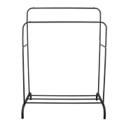 Heavy Metal Double Clothes Rail Hanging Rack Garment Display Stand Storage Shelf V63-836211