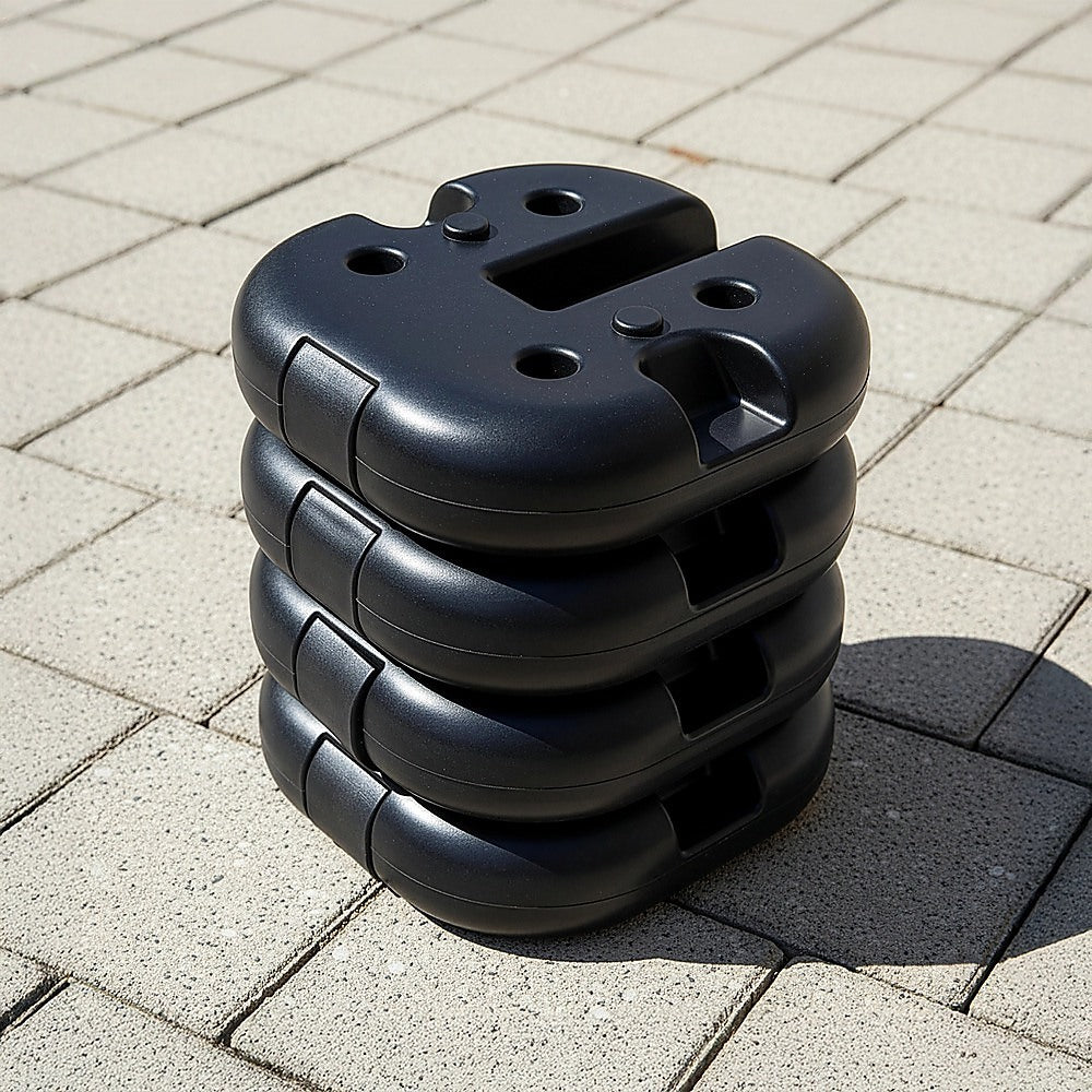 4pcs Outdoor Canopy Tent Leg Weights Anchor Stand Heavy Duty Gazebo Discs Base V63-836371