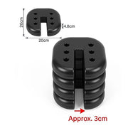 4pcs Outdoor Canopy Tent Leg Weights Anchor Stand Heavy Duty Gazebo Discs Base V63-836371