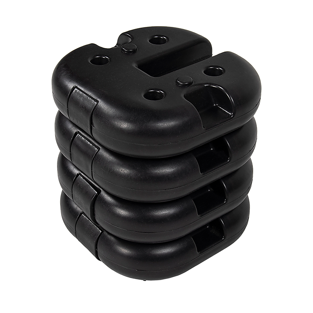4pcs Outdoor Canopy Tent Leg Weights Anchor Stand Heavy Duty Gazebo Discs Base V63-836371