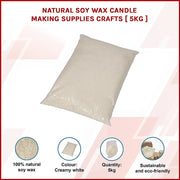 Natural Soy Wax Candle Making Supplies Crafts [ 5kg ] V63-836391
