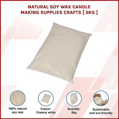 Natural Soy Wax Candle Making Supplies Crafts [ 5kg ] V63-836391