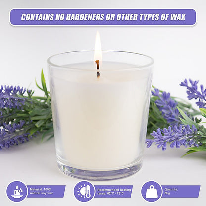 Natural Soy Wax Candle Making Supplies Crafts [ 5kg ] V63-836391