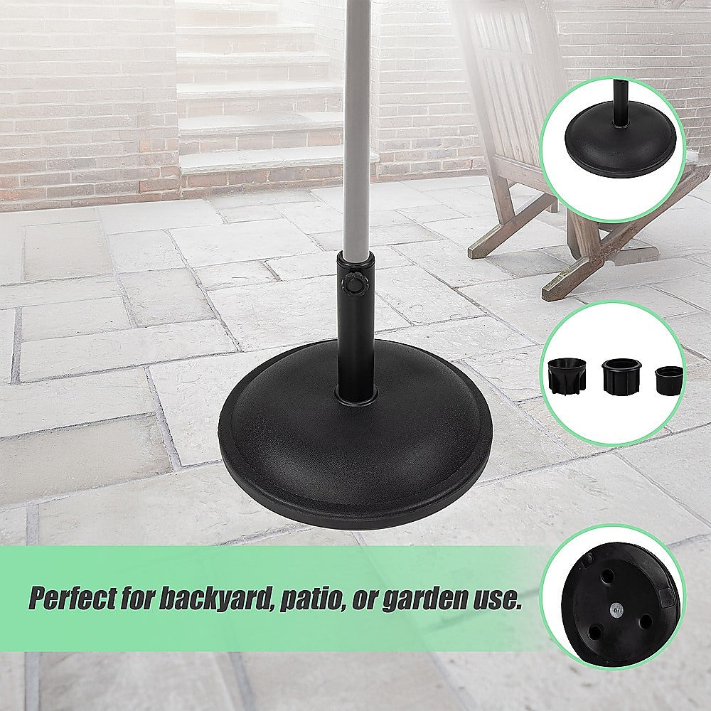 20kg Patio Sun Umbrella Base Durable Parasol Garden Stand Cement Round V63-836401