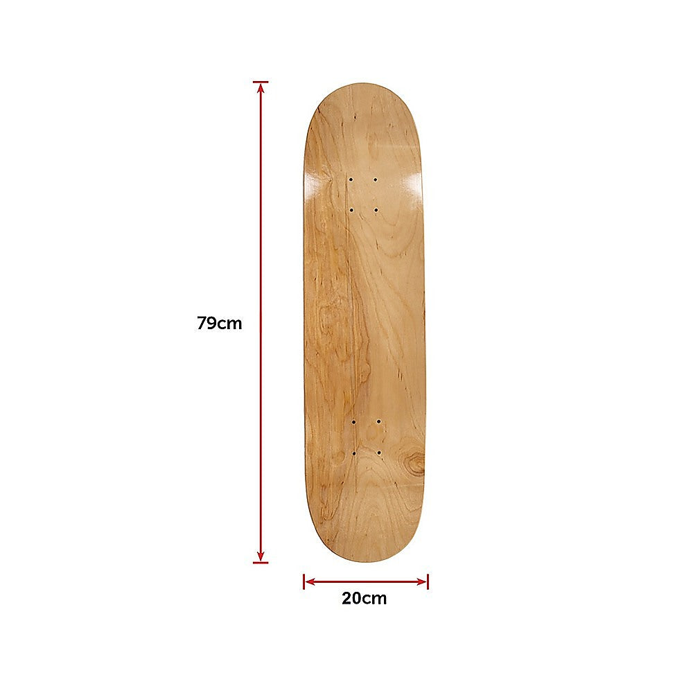 7 Layers Skateboard Deck Natural Wood Maple Double Concave Blank Skate Board DIY V63-836411