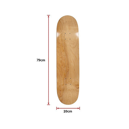 7 Layers Skateboard Deck Natural Wood Maple Double Concave Blank Skate Board DIY V63-836411
