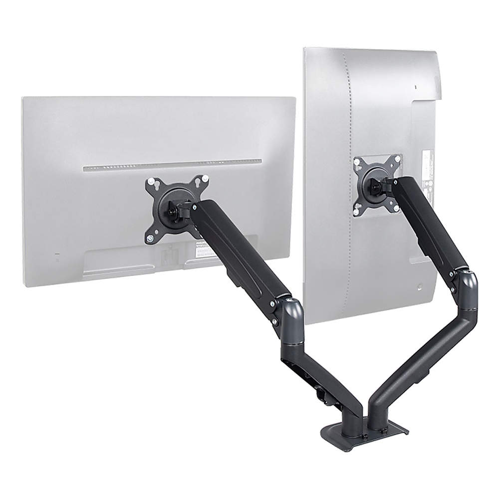 Dual Screen Gas-strut Monitor Stand Mount Desktop Bracket for LED/LC V63-836421