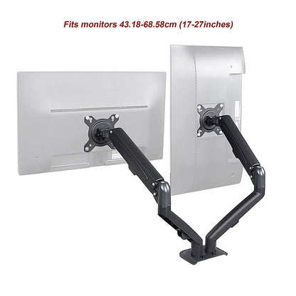 Dual Screen Gas-strut Monitor Stand Mount Desktop Bracket for LED/LC V63-836421