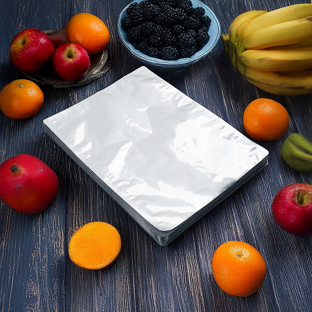 100x Food Vacuum Bags Pouch Foil Aluminum Storage Bags Heat Seal 30x40cm V63-836431