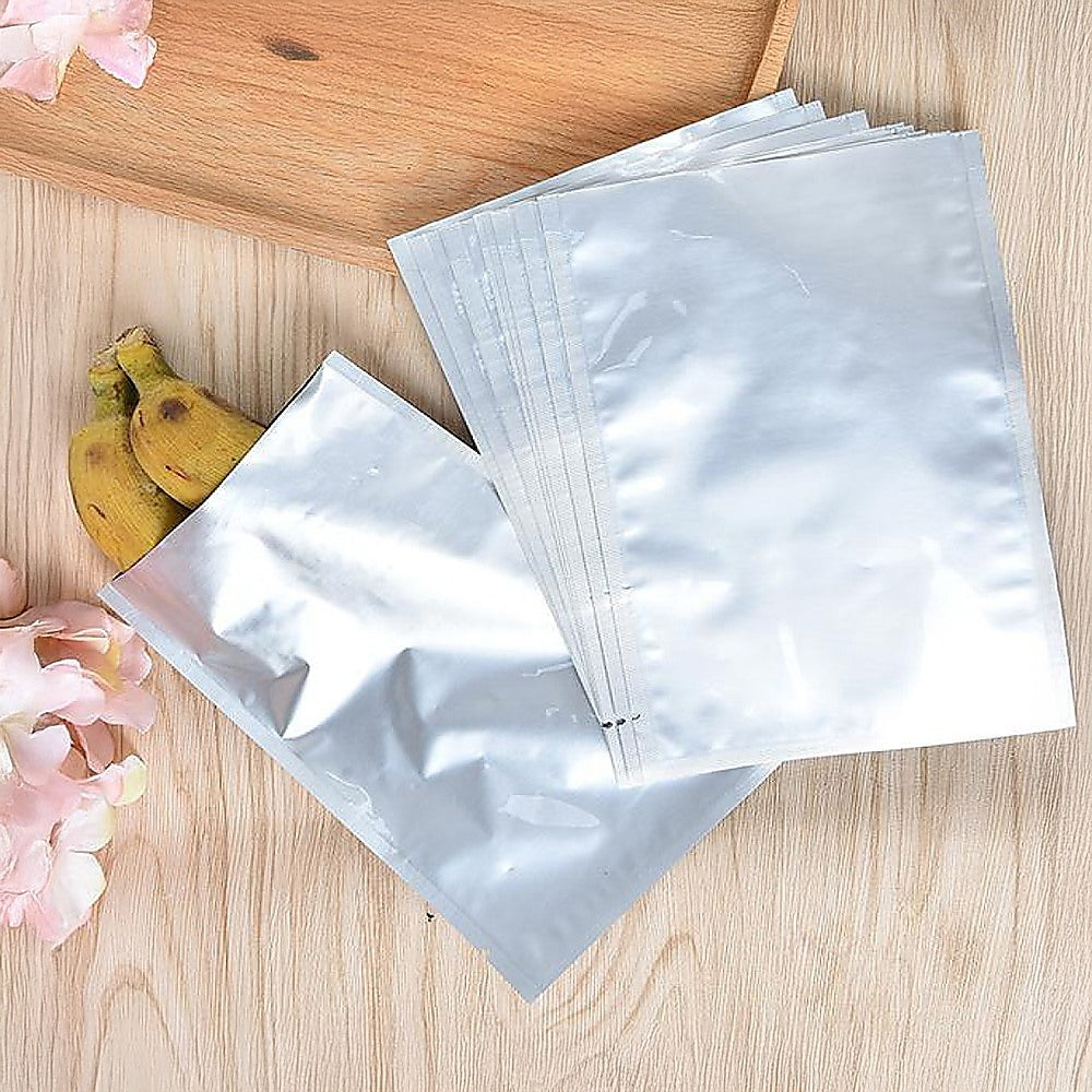 100x Food Vacuum Bags Pouch Foil Aluminum Storage Bags Heat Seal 30x40cm V63-836431