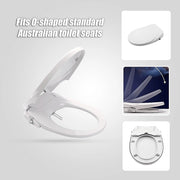 Non Electric Bidet Toilet Seat W/ Cover Bathroom Spray Water Wash V63-836441
