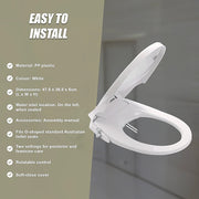 Non Electric Bidet Toilet Seat W/ Cover Bathroom Spray Water Wash V63-836441