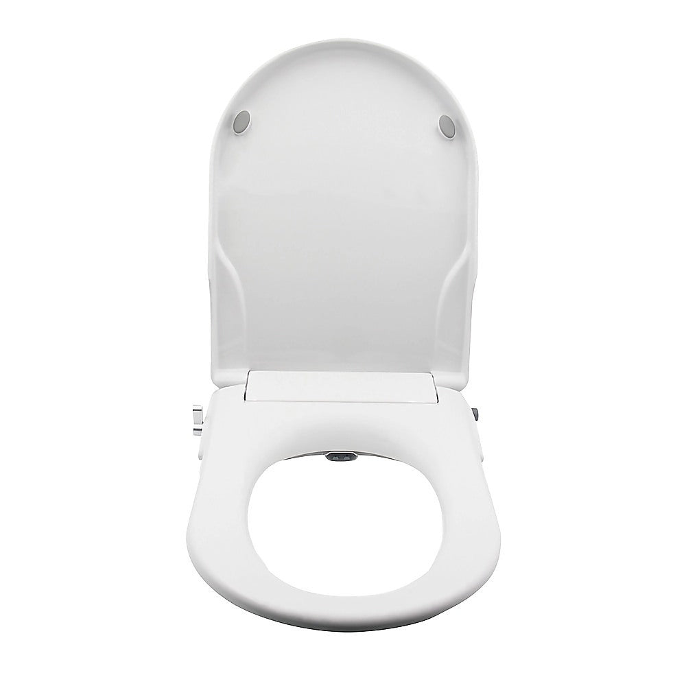 Non Electric Bidet Toilet Seat W/ Cover Bathroom Spray Water Wash V63-836451