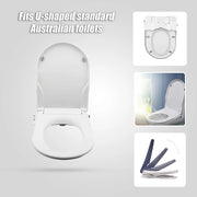 Non Electric Bidet Toilet Seat W/ Cover Bathroom Spray Water Wash V63-836451