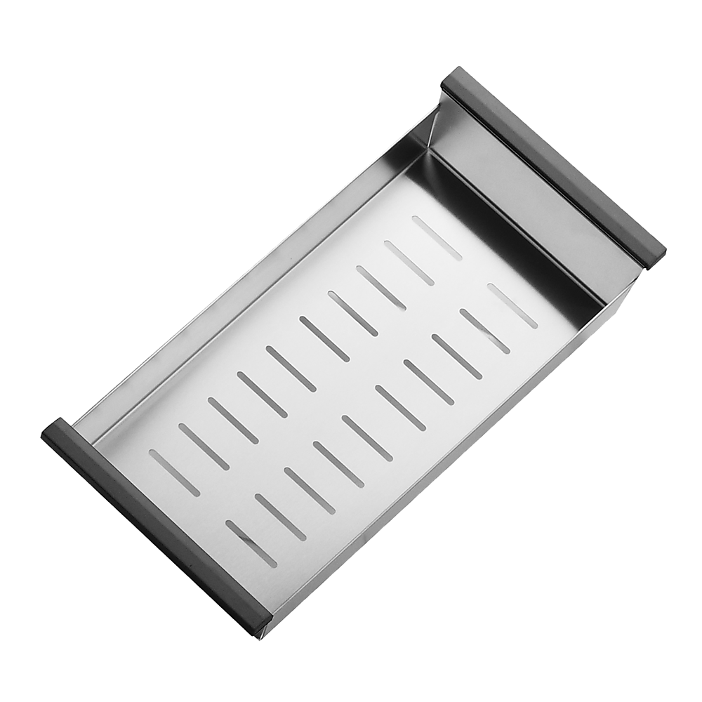 BRIENZ 32-inch Nano Workstation Ledge Undermount 16 Gauge Stainless Steel Kitchen Sink Single Bowl V63-836481