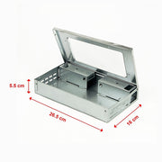 5x Humane Reusable Mice Trap Safe Live Catch Metal Mouse Catcher V63-836501