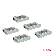 5x Humane Reusable Mice Trap Safe Live Catch Metal Mouse Catcher V63-836501